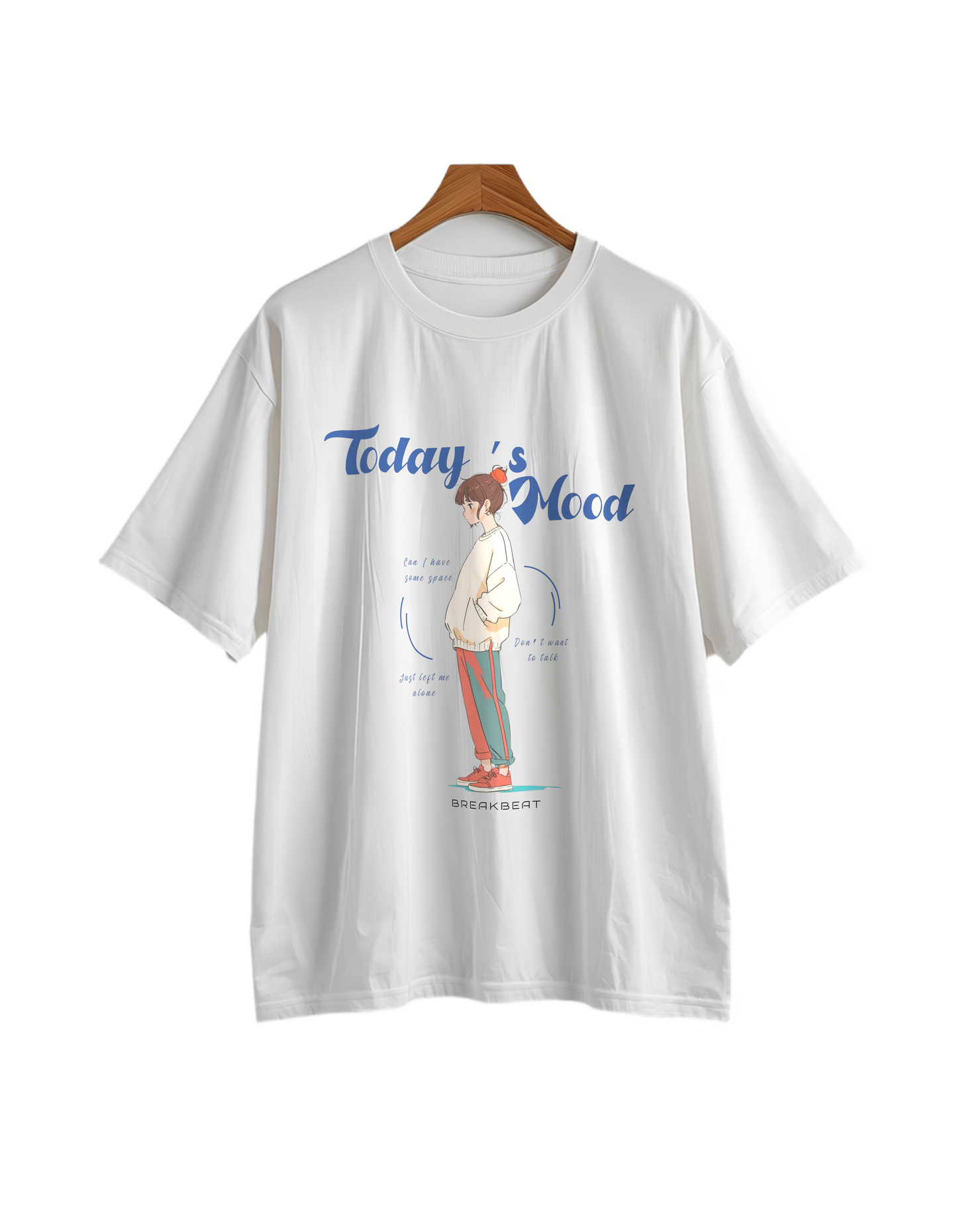 UNISEX Casual collection - I Today's Mood (White)