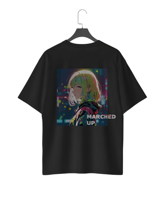 UNISEX Casual collection - III Mached up T-SHIRT (Black)