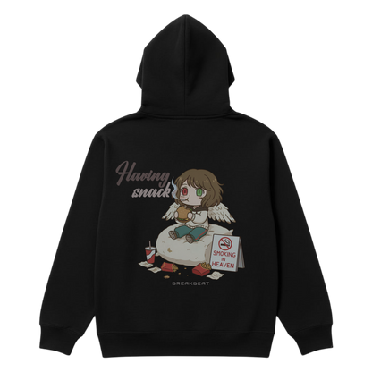 UNISEX Black humor collection Having snake Hoodie