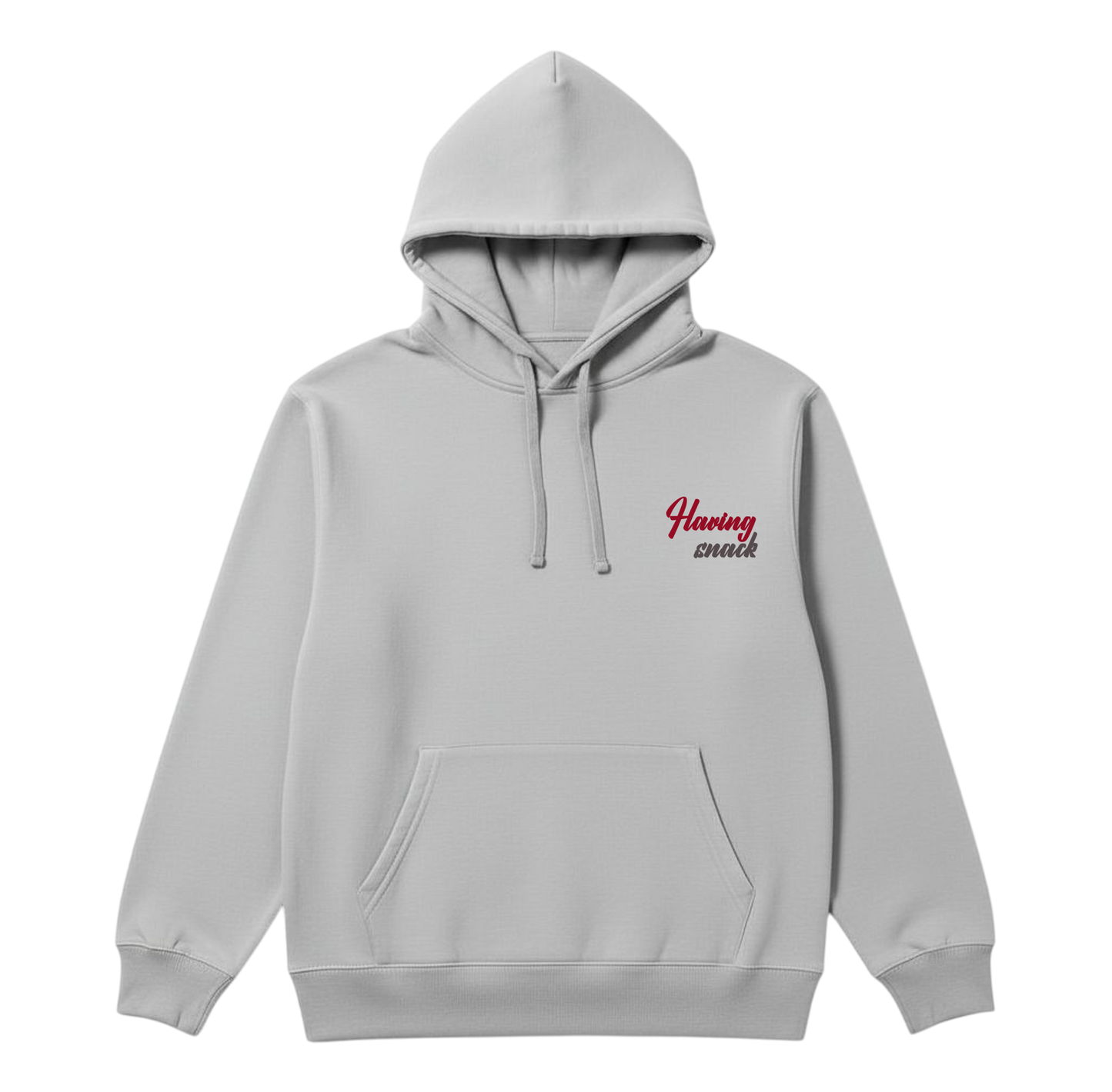 UNISEX Black humor collection Having snake Hoodie (Grey)