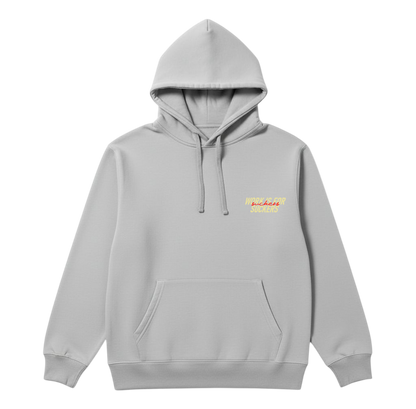 UNISEX Black humor collection Work is for suckers Hoodie (Grey)